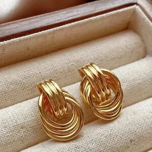 FREE 💗With Purchase💗 Gold Plated knot stud earrings - NWTs